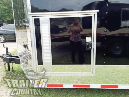 New 2026 New Heavy Duty Elite Series Model 8.5 x 28 Tandem Axle, V-Nosed Enclosed Trailer w/ Vending Options