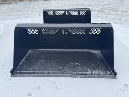 New 2026 Jenkins Iron and Steel 7' Skid Steer Snow Bucket Attachment