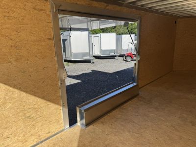 New 2027 E-Z Hauler EZEC8.5X24CH XLT PRO Car Hauler, 7 FOOT 1 INCH INTERIOR HEIGHT, ELITE ESCAPE DOOR, .080 POLY SIDES, REAR CANOPY, FREE ALUMINUM WHEEL UPGRADE
