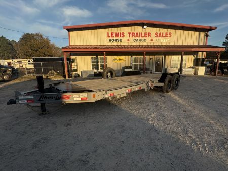 New 2026 Liberty 14k 22' Hydraulic Power Tilt Trailer with Hydraulic Jack