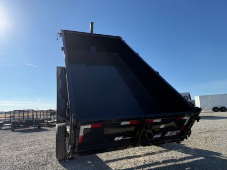 New 2026 Hillcrest Deep Charcoal 7'x14' 15.4k Demco Coupler Dump Trailer