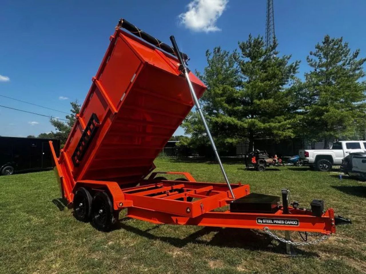 New 2027 Steel Pines Cargo 7X14 Dump Trailer Dump Trailer
