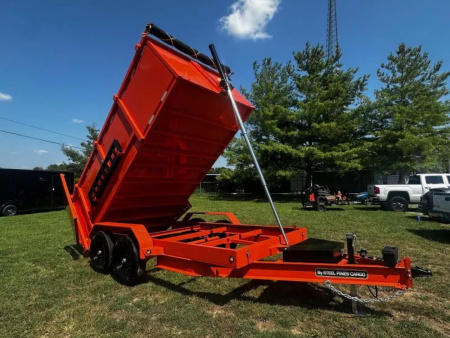 New 2027 Steel Pines Cargo 7X14 Dump Trailer Dump Trailer