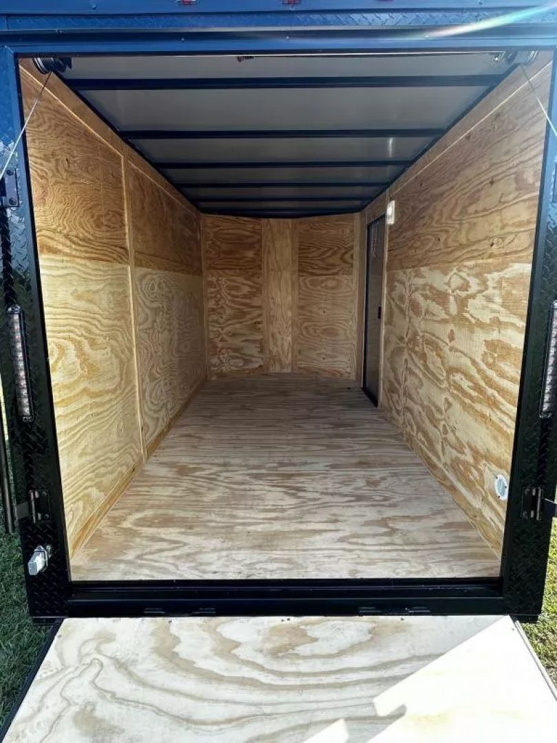 New 2026 Steel Pines Cargo 6X12 SA Luxe WHT Cargo / Enclosed Trailer
