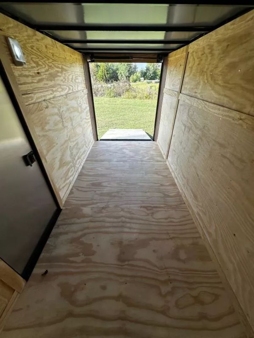 New 2026 Steel Pines Cargo 6X12 SA Luxe WHT Cargo / Enclosed Trailer