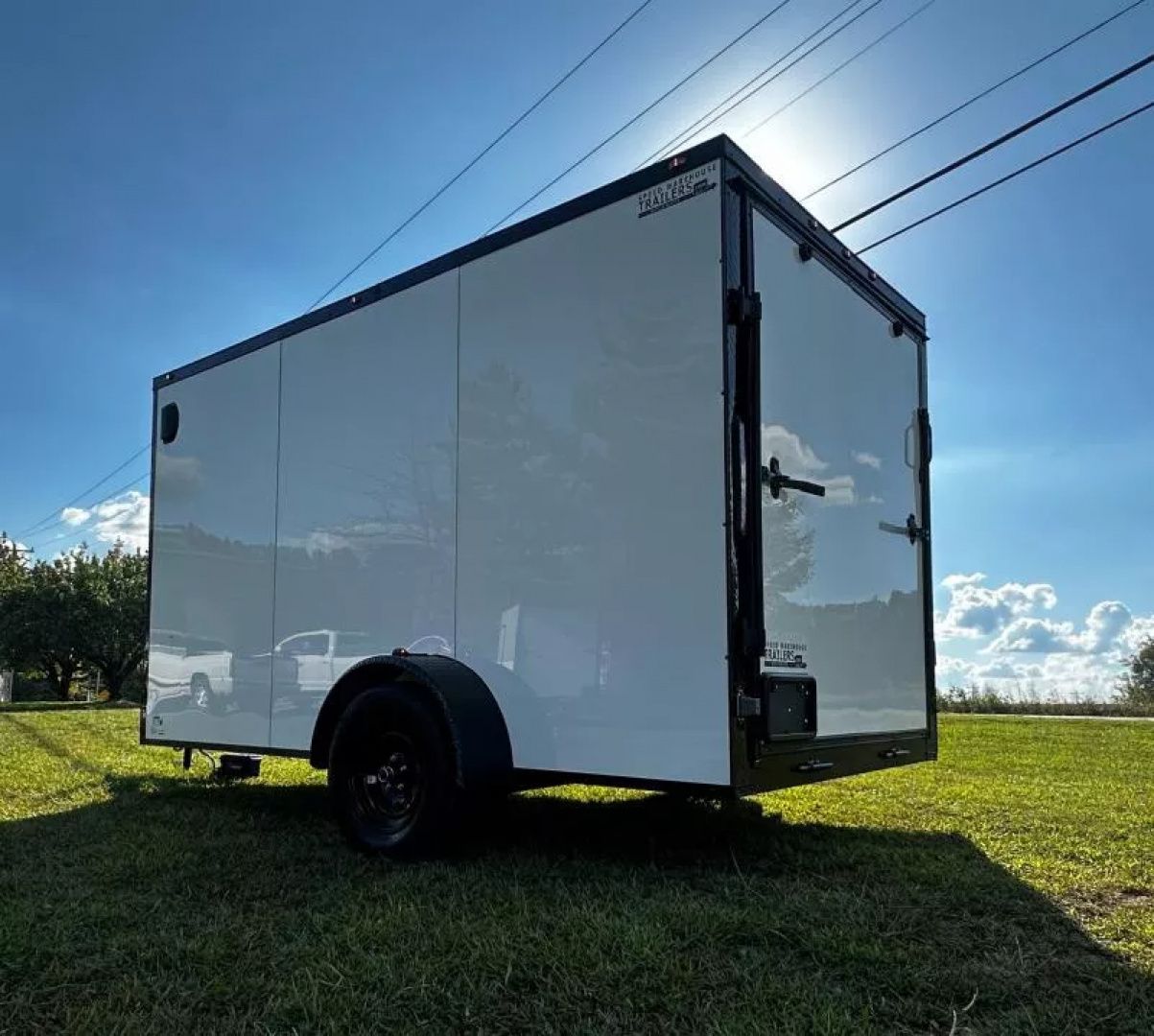 New 2026 Steel Pines Cargo 6X12 SA Luxe WHT Cargo / Enclosed Trailer