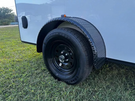 New 2026 Steel Pines Cargo 6X12 SA Luxe WHT Cargo / Enclosed Trailer