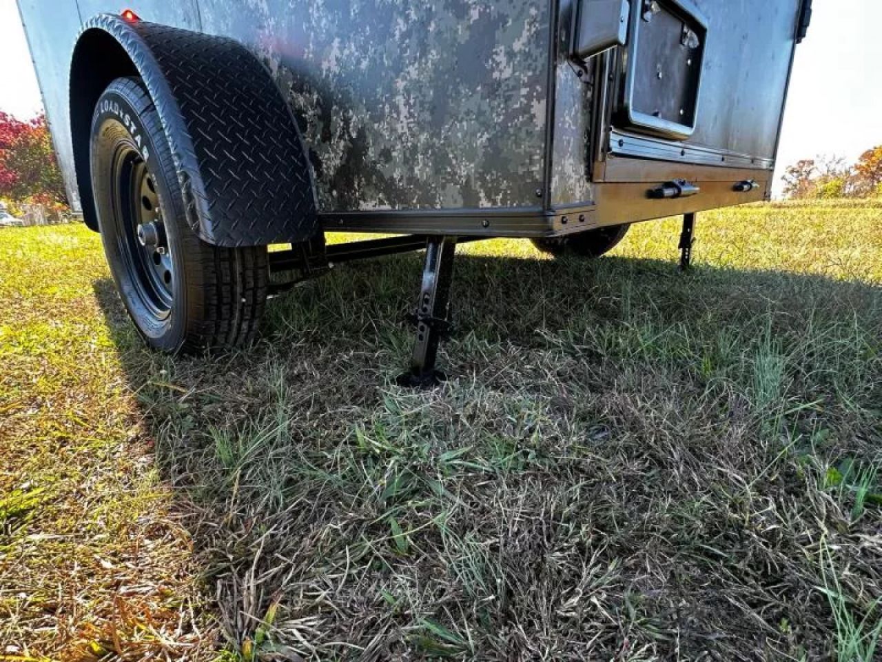 New 2027 6X10 -Enclosed Trailer -3500LB Single Axle -Camo- Blackout