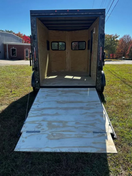 New 2027 6X10 -Enclosed Trailer -3500LB Single Axle -Camo- Blackout