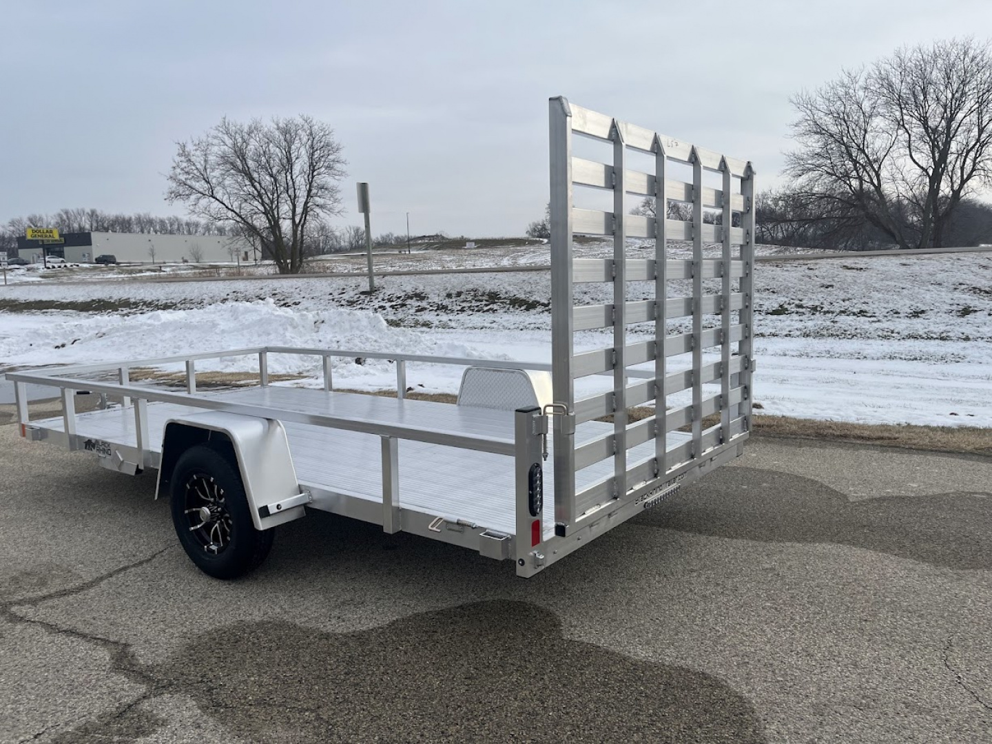 New 2026 Black Rhino Aluminum 81"X14' LSS714A (ATV / UTV / Side by Side) Utility Trailer