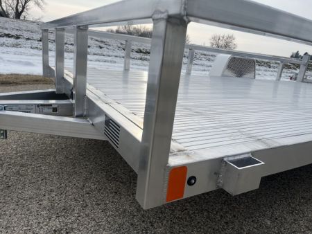 New 2026 Black Rhino Aluminum 81"X14' LSS714A (ATV / UTV / Side by Side) Utility Trailer