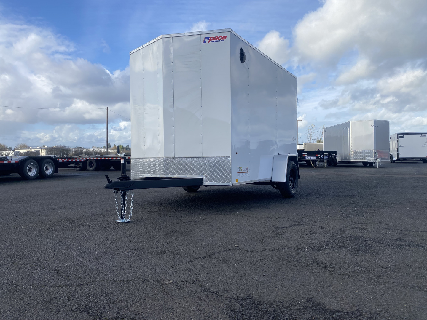 New 2026 Pace American 6x10 Enclosed Double Door 3K GVWR
