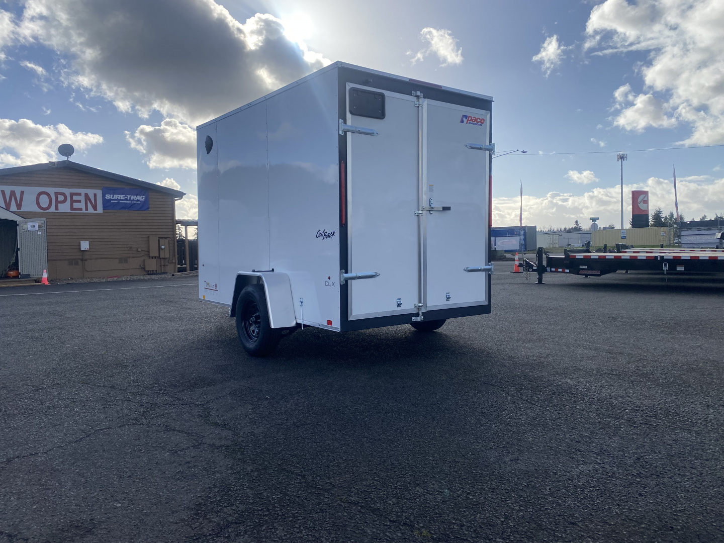 New 2026 Pace American 6x10 Enclosed Double Door 3K GVWR