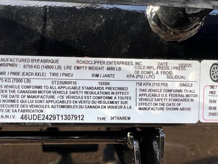 New 2026 Diamond C Trailers 24' Deckover DEC Equipment Trailer