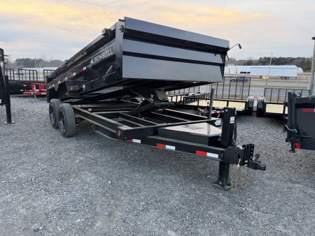 New 2026 Iron Bull 7x16 Dump Trailer 17k gvwr