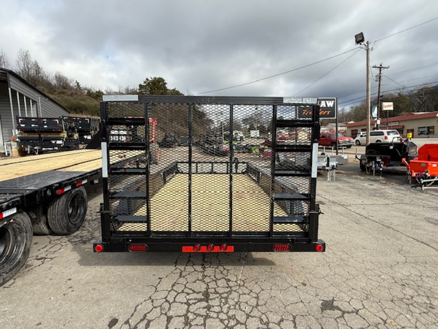 New 2026 Load Trail 77x14 7k w/side rails Utility Trailer