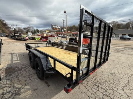 New 2026 Load Trail 77x14 7k w/side rails Utility Trailer