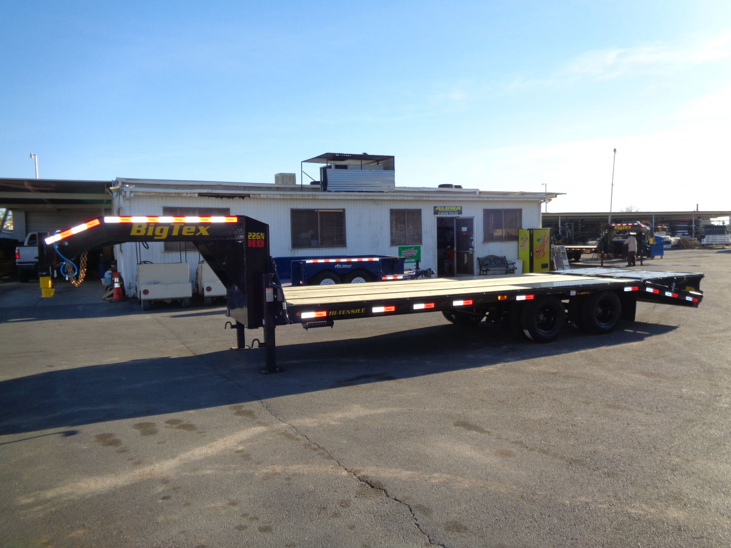 New 2027 Big Tex Trailer * 22GN-25D5A * 25ft Tandem Dual Wheel Gooseneck Trailer W/ Mega Ramps