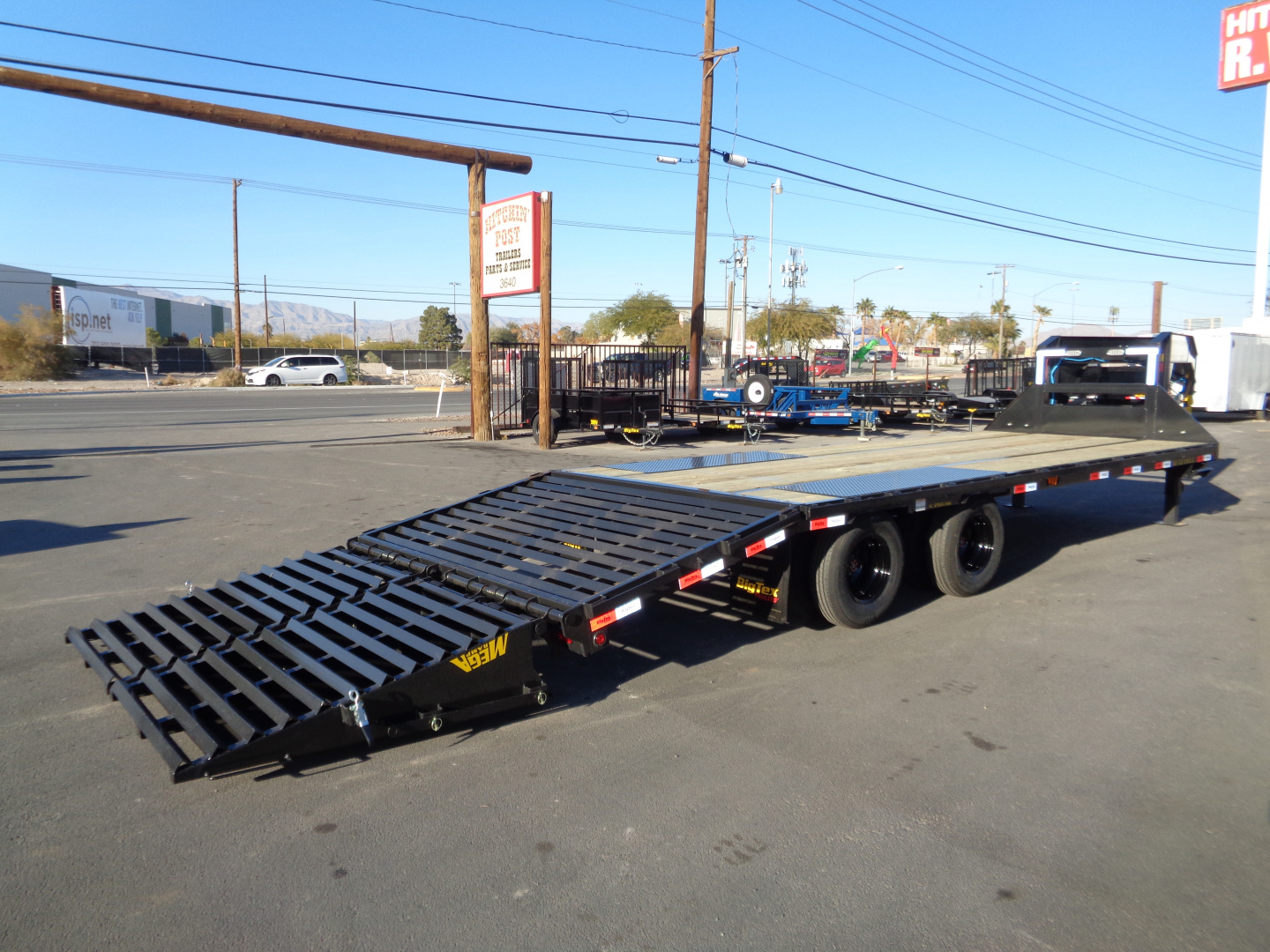 New 2027 Big Tex Trailer * 22GN-25D5A * 25ft Tandem Dual Wheel Gooseneck Trailer W/ Mega Ramps