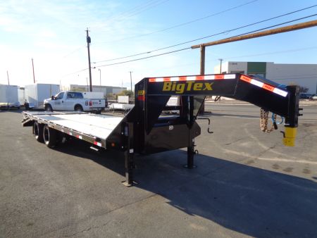 New 2027 Big Tex Trailer * 22GN-25D5A * 25ft Tandem Dual Wheel Gooseneck Trailer W/ Mega Ramps