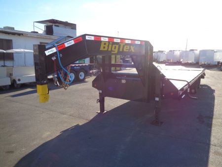 New 2027 Big Tex Trailer * 22GN-25D5A * 25ft Tandem Dual Wheel Gooseneck Trailer W/ Mega Ramps