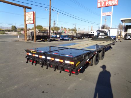 New 2027 Big Tex Trailer * 22GN-25D5A * 25ft Tandem Dual Wheel Gooseneck Trailer W/ Mega Ramps