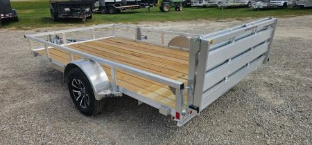 New 2026 H&H TRAILERS 82x12 Aluminum Rail Side Utility Trailer