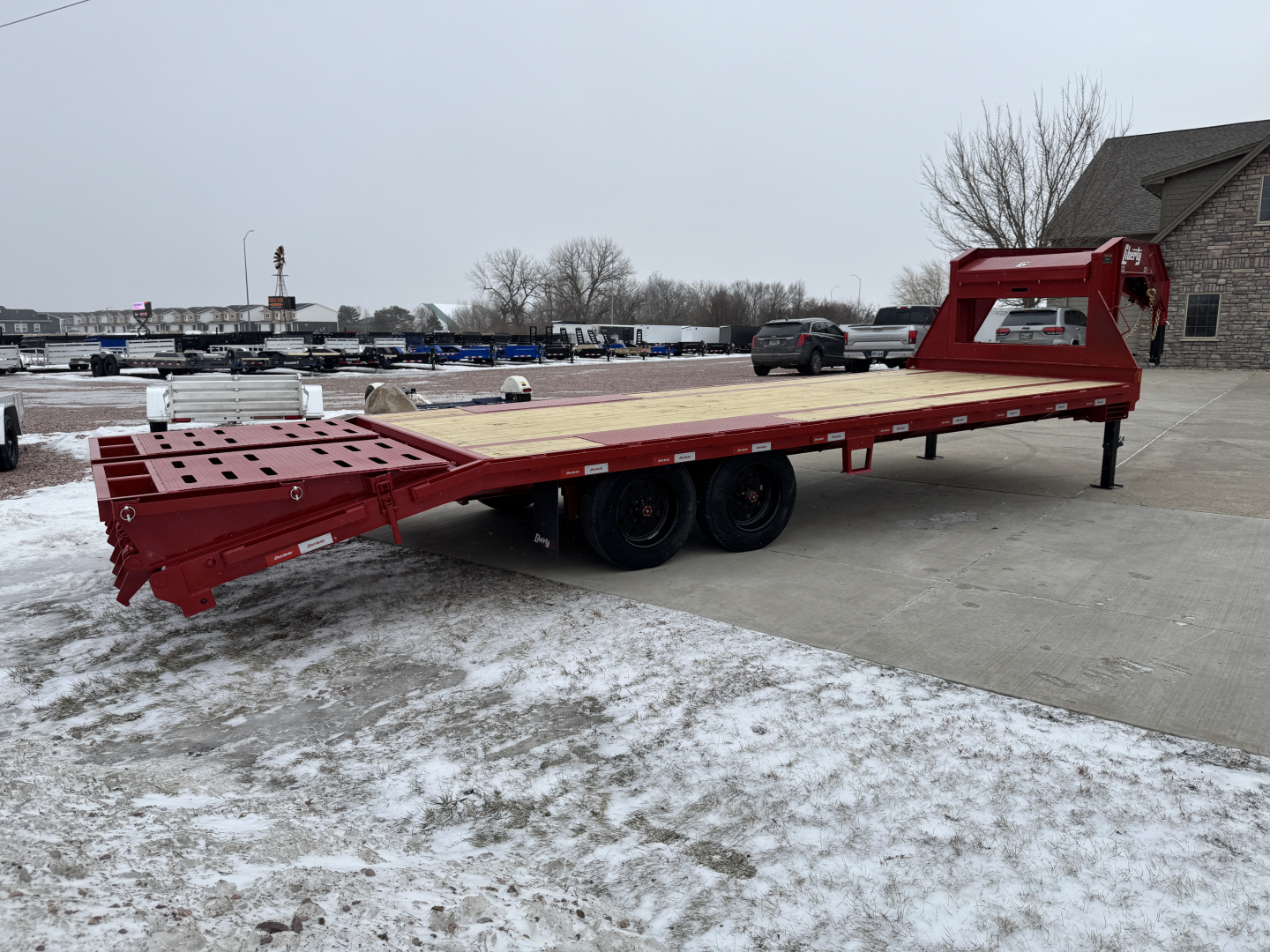 New 2026 Liberty LF16K-20+5 Flatbed Trailer