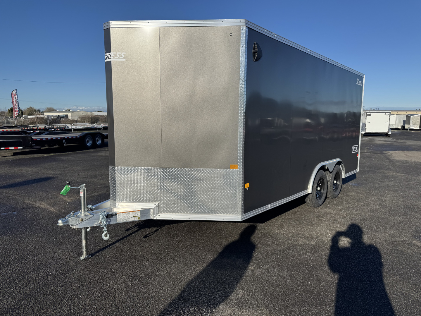 New 2026 ALCOM ALUMINUM XPRESS 8.5X16 Enclosed Trailer 7K GVWR Scratch/Dent