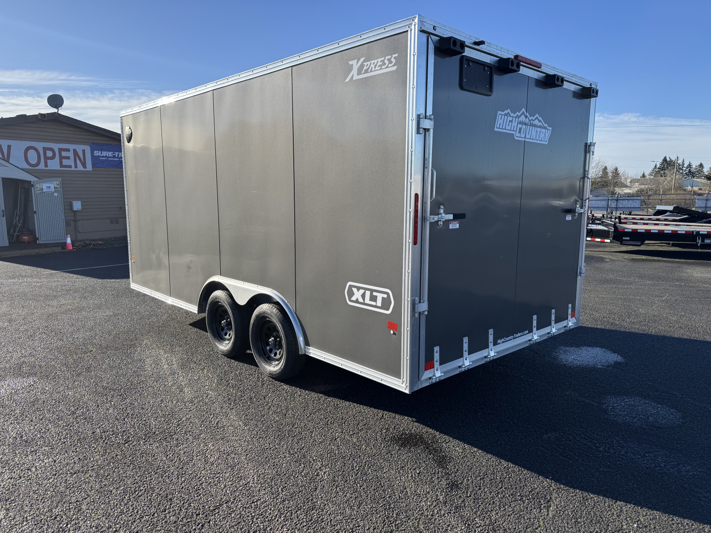 New 2026 ALCOM ALUMINUM XPRESS 8.5X16 Enclosed Trailer 7K GVWR Scratch/Dent