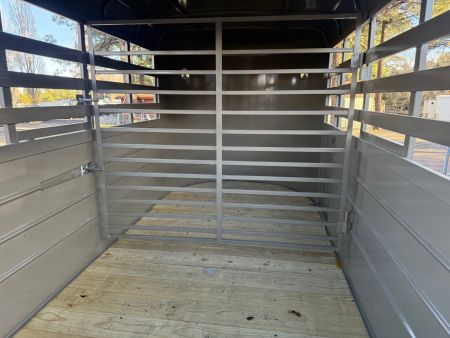 New 2026 W-W Trailer 6X14 All around Stock / Stock Combo Trailer