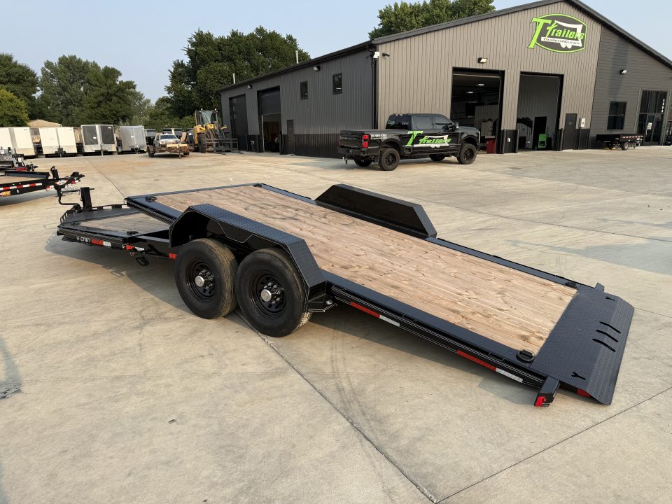 New 2027 Double A 22 ft=16 ft Tilt + 6 ft flat Gravity Tilt HEAVY DUTY 16K Trailer