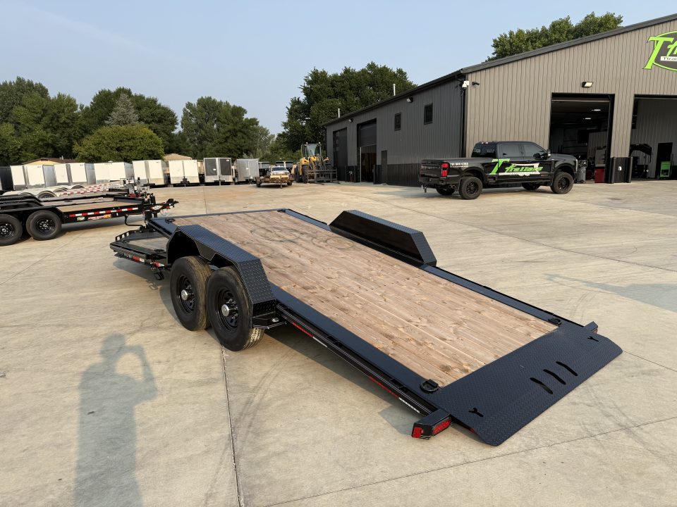 New 2027 Double A 22 ft=16 ft Tilt + 6 ft flat Gravity Tilt HEAVY DUTY 16K Trailer