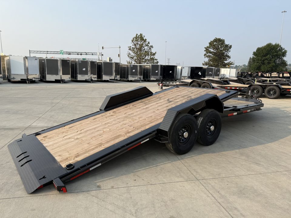 New 2027 Double A 22 ft=16 ft Tilt + 6 ft flat Gravity Tilt HEAVY DUTY 16K Trailer