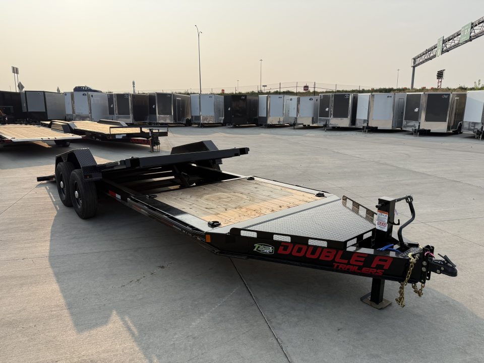 New 2027 Double A 22 ft=16 ft Tilt + 6 ft flat Gravity Tilt HEAVY DUTY 16K Trailer