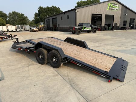 New 2027 Double A 22 ft=16 ft Tilt + 6 ft flat Gravity Tilt HEAVY DUTY 16K Trailer
