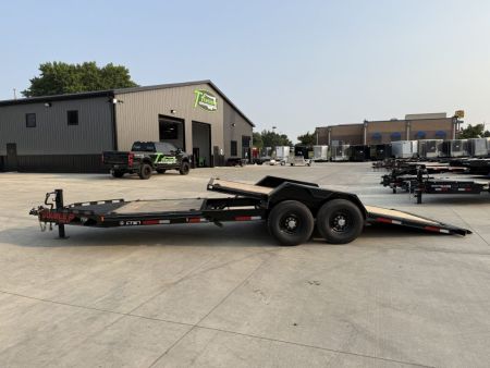 New 2027 Double A 22 ft=16 ft Tilt + 6 ft flat Gravity Tilt HEAVY DUTY 16K Trailer
