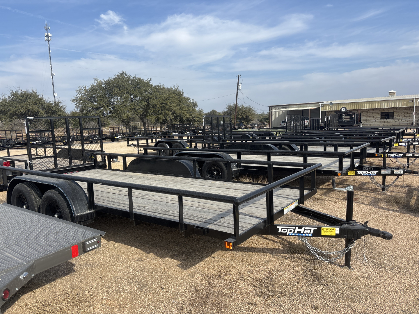 New 2025 Top Hat EP Utility Trailer