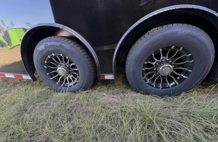 New 2027 Rock Solid Cargo Super Sport 8.5x26 Tandem Axle Race Trailer – Black PolyCore