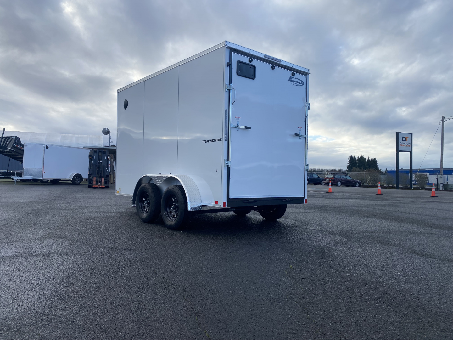 New 2026 Formula Traverse 6x12 Enclosed Trailer +6" Height 7K GVWR