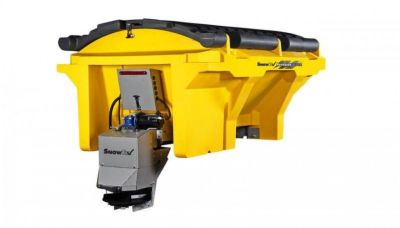 New SnowEx 1.5CY Renegade Helixx P150A Poly Hopper Salt Spreader **w/Lid, Inverted V, & Helixx Auger**Includes Installation