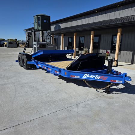 New 2026 Liberty 22' HYD BLACK ASSIST LT14K82X22 Tilt Trailer