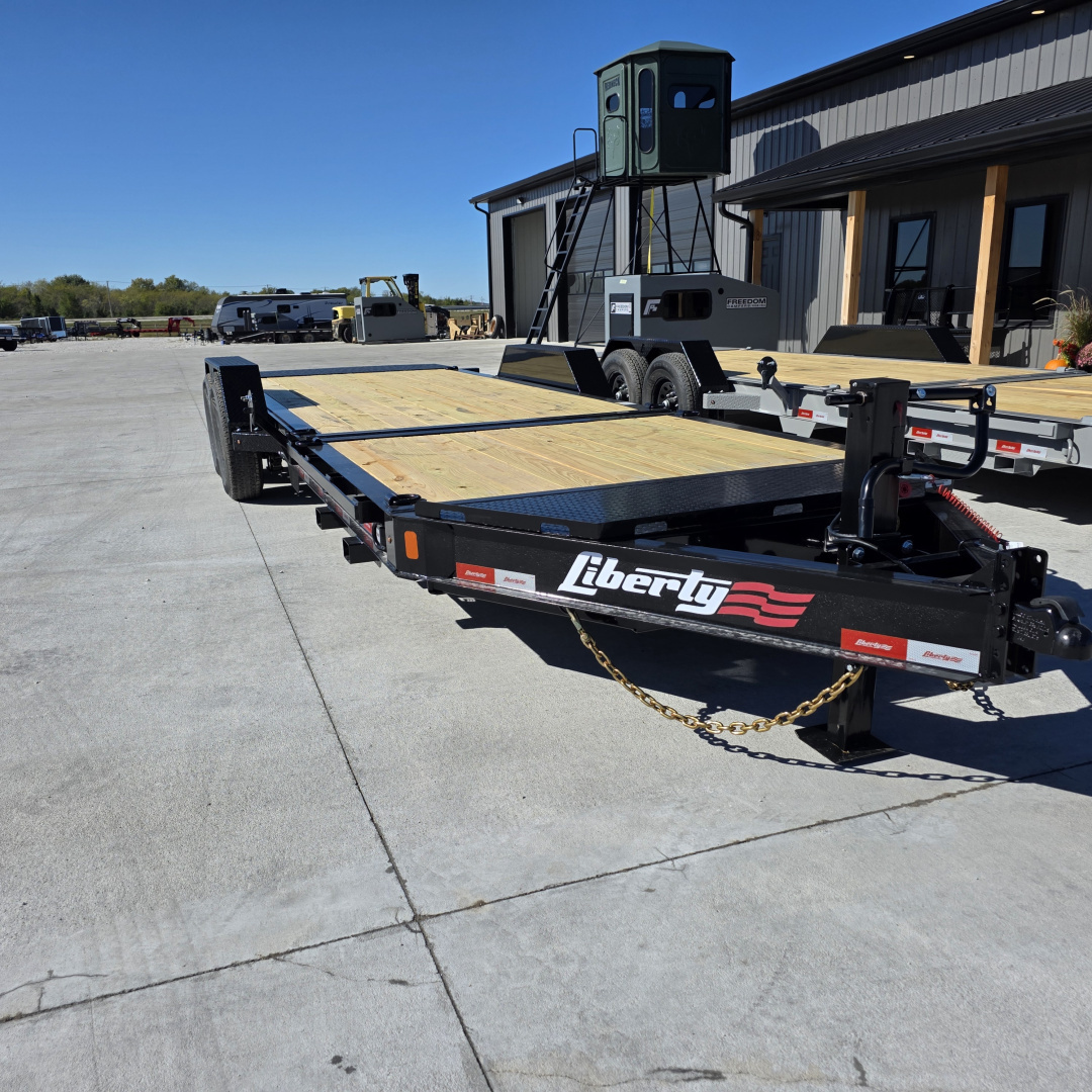 New 2026 Liberty 22' HYD BLACK ASSIST LT14K82X22 Tilt Trailer