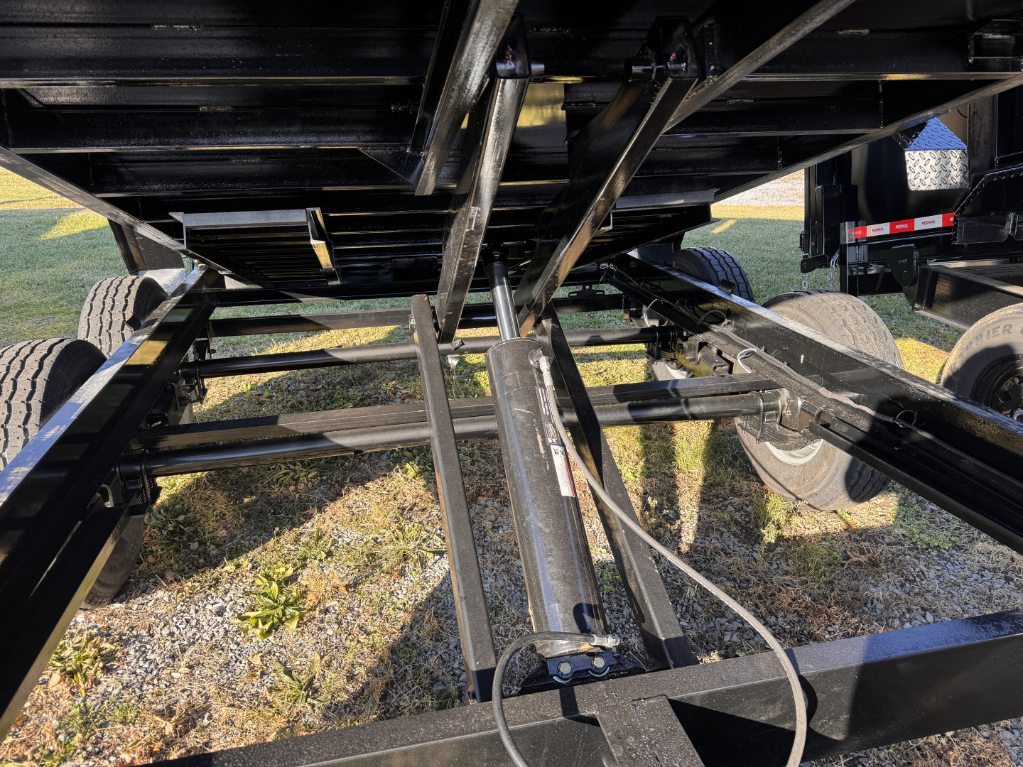 New 2026 Hawke Trailers FLPT-7K-7X14H4 Low Profile Dump Trailer 4 FOOT HIGH SIDES FREE TARP KIT