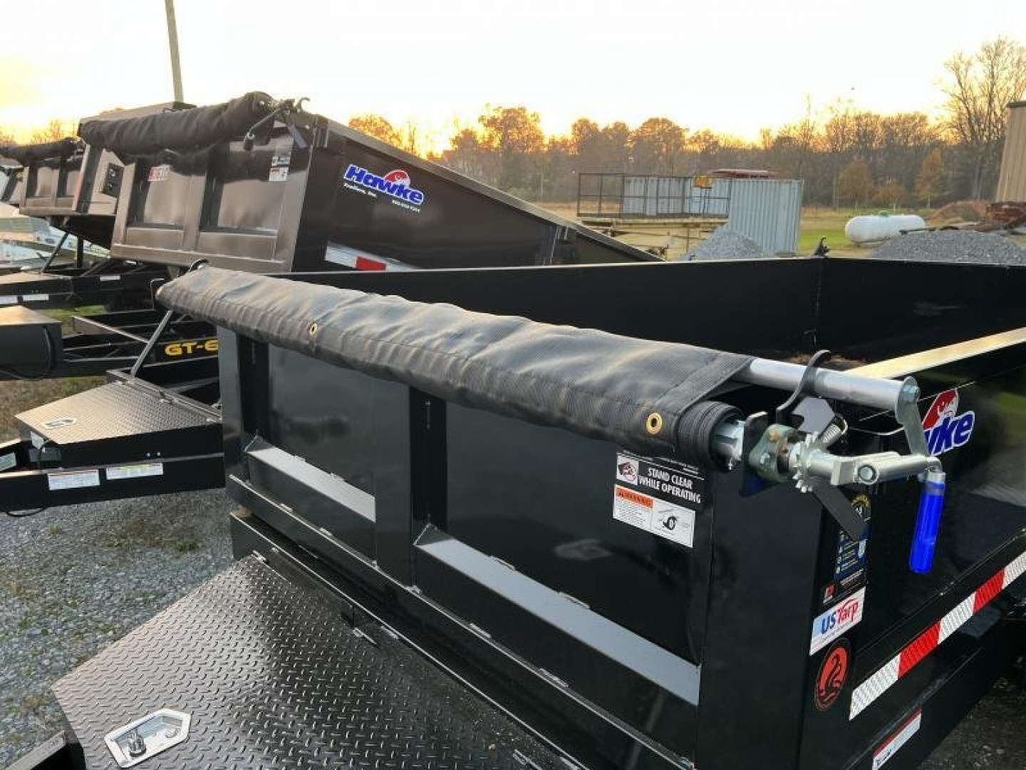 New 2027 Hawke Trailers FLPT-5.2K-6X10H Dump Trailer FREE TARP KIT