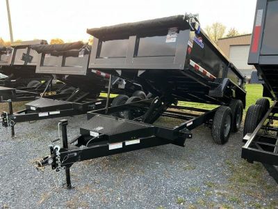 New 2027 Hawke Trailers FLPT-5.2K-6X10H Dump Trailer FREE TARP KIT