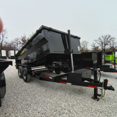 New 2026 U.S Built/Texas Pride Trailers 7x14x3 TA Bumper Pull , 14k axles Dump Trailer
