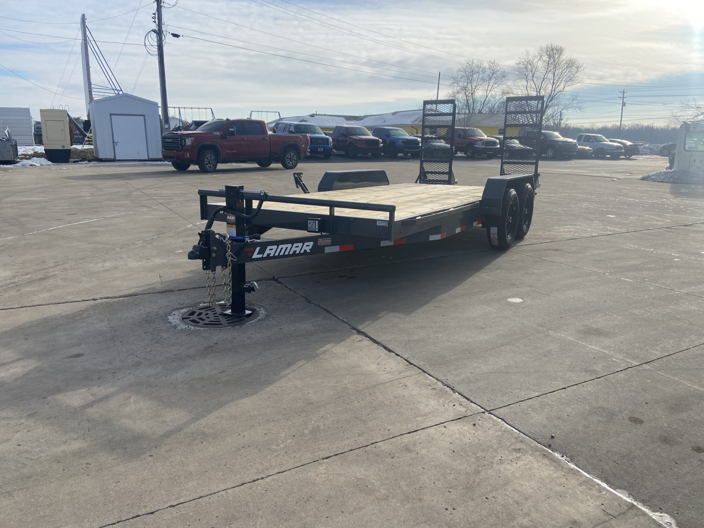 New Lamar Equipment Trailer 83" x 18'