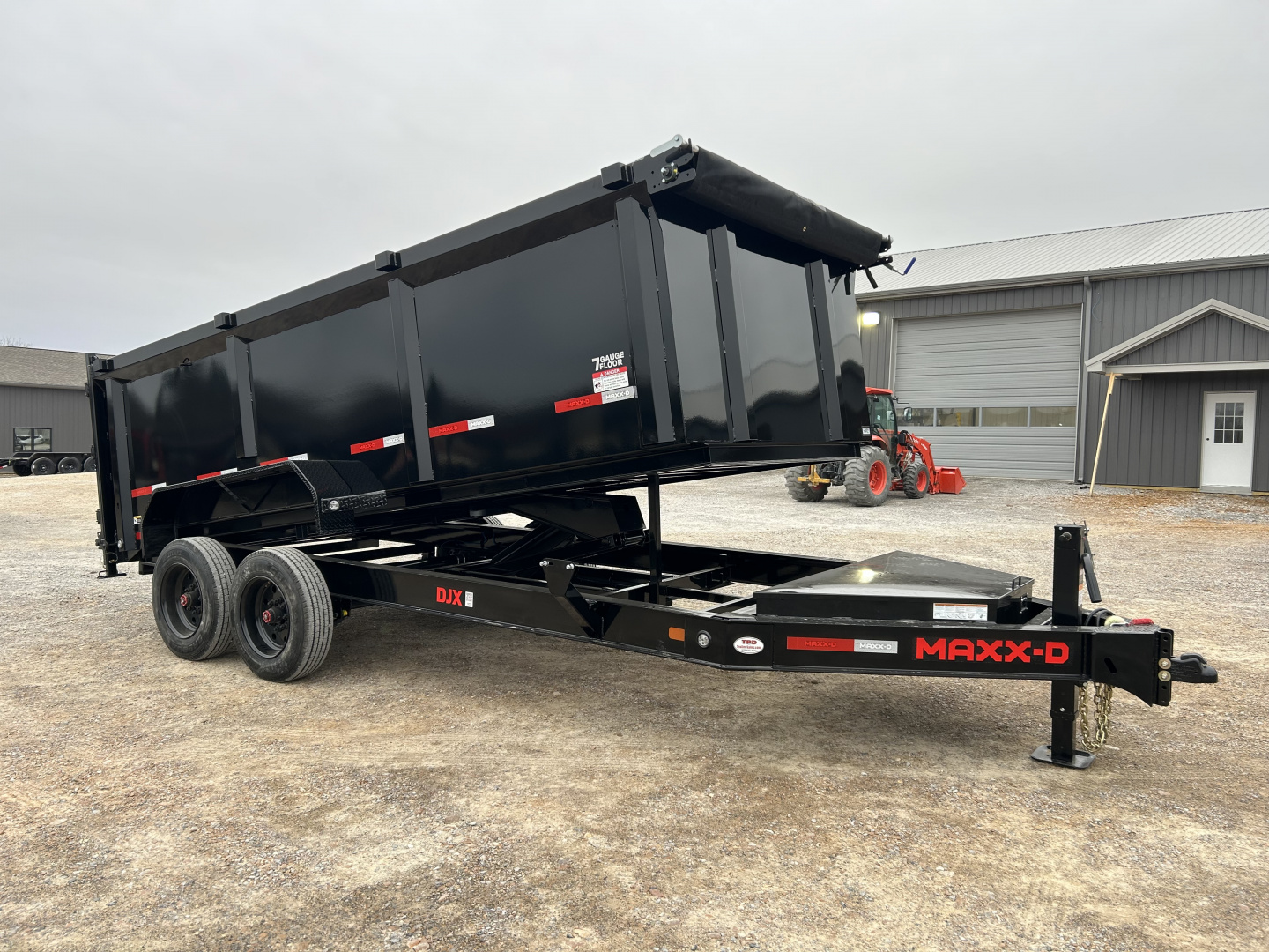 New 2026 MAXXD DJX 83"x16' 17.5k Dump Trailer