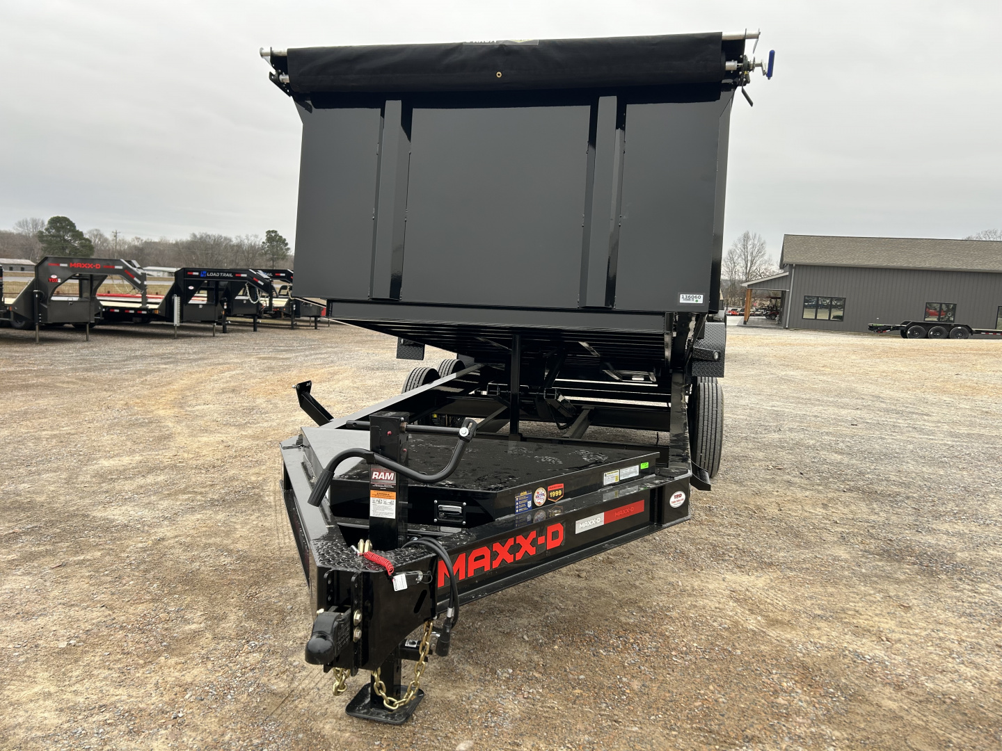 New 2026 MAXXD DJX 83"x16' 17.5k Dump Trailer